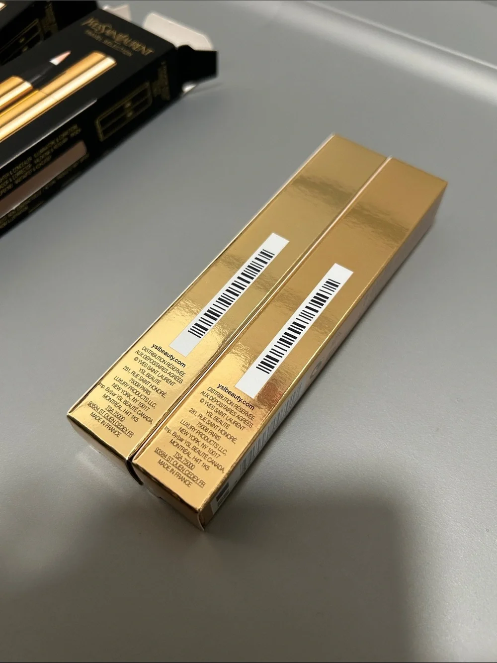 YSL Touche Eclat shade 1 & 2